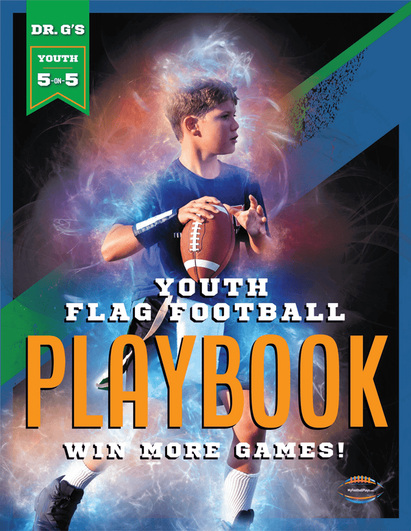 5 on 5 Youth Flag Football Playbook - Championship plays
